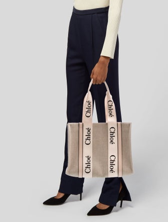 Chloé Canvas Woody Medium