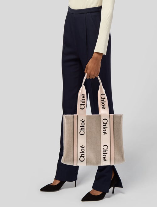 Chloé Canvas Woody Medium