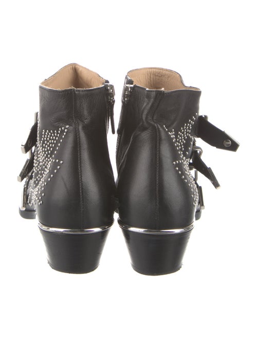 Chloé Leather Patterned Western Boots