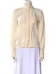 Chloé Silk Mock Neck Blouse