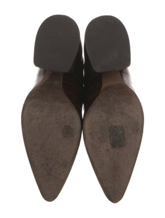 Chloé Crocodile Animal Print Chelsea Boots