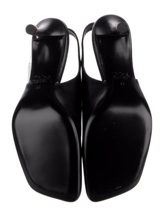Chloé Andrea Leather Slingback Pumps