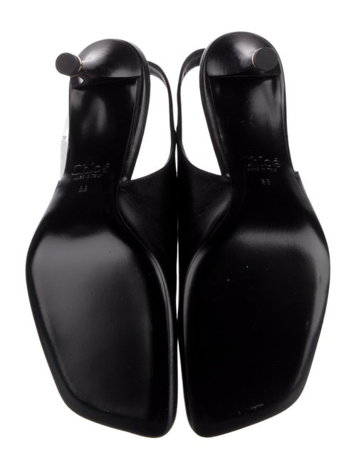 Chloé Andrea Leather Slingback Pumps
