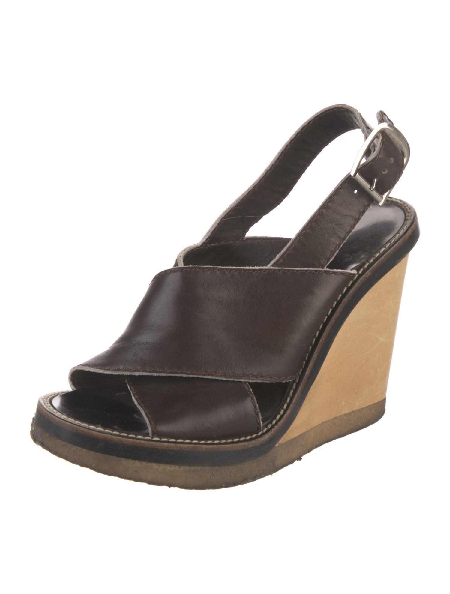 Chloé Leather Slingback Sandals