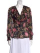 Chloé Silk Floral Print Blouse