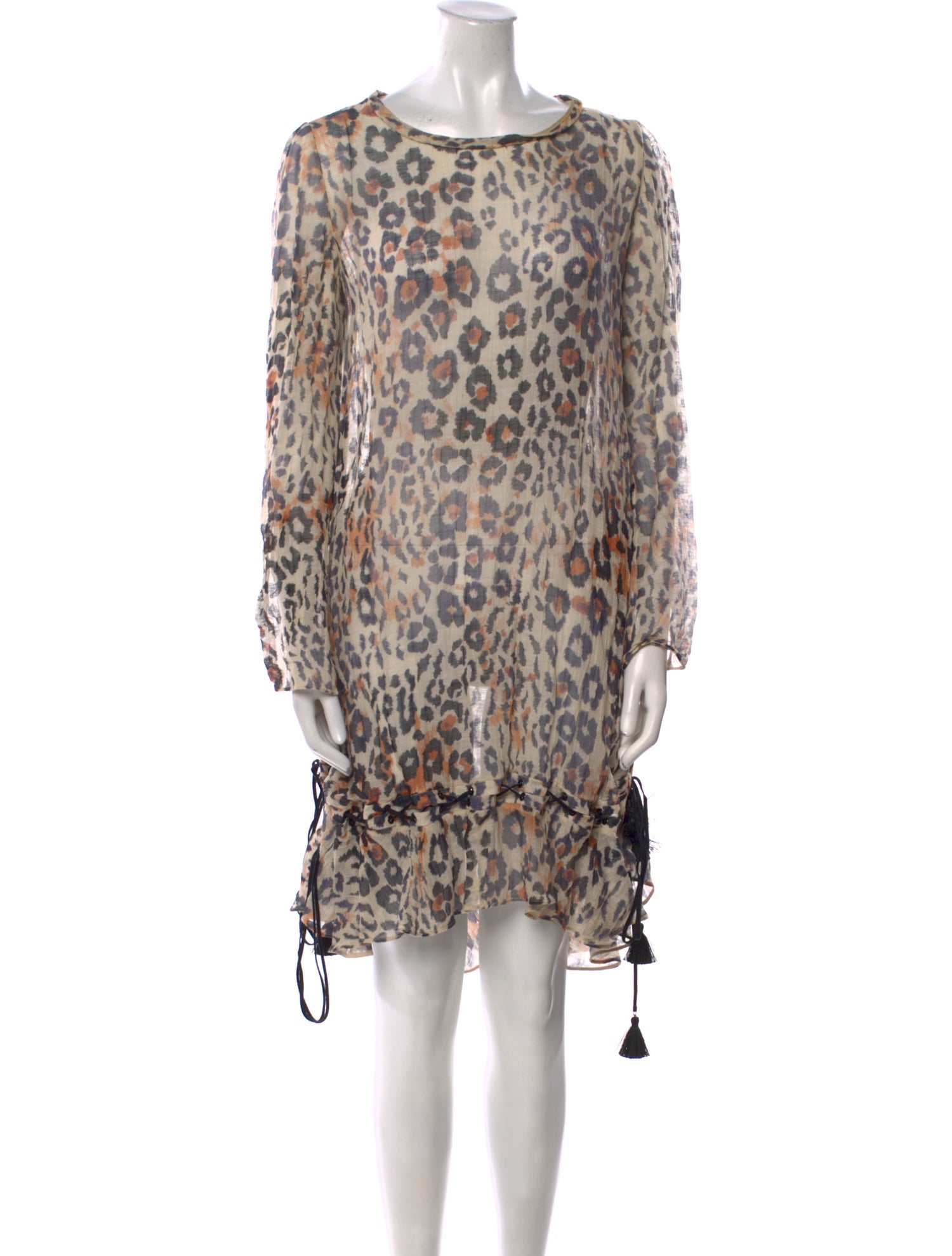 Chloé Animal Print Mini Dress