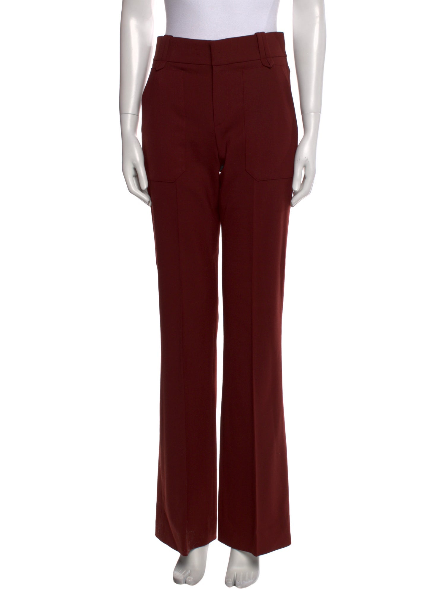 Chloé Virgin Wool Wide Leg Pants