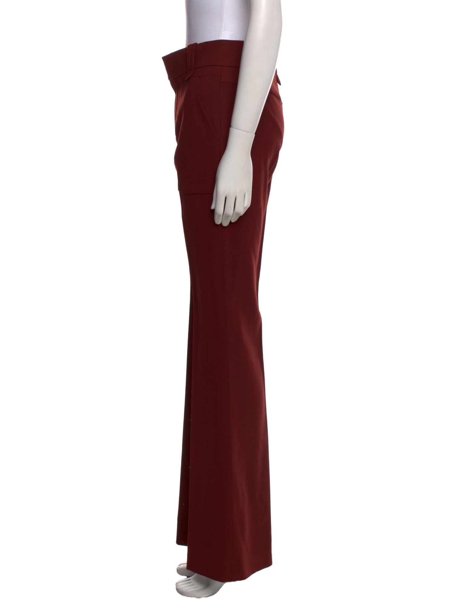 Chloé Virgin Wool Wide Leg Pants