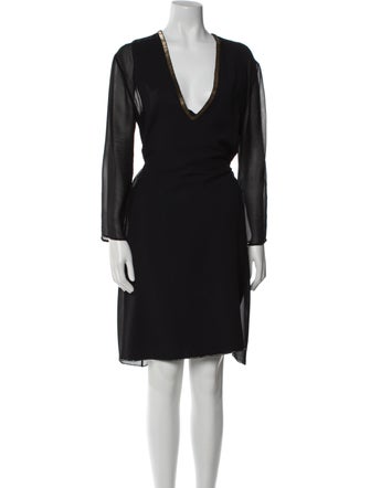 Chloé V-Neck Knee-Length Dress