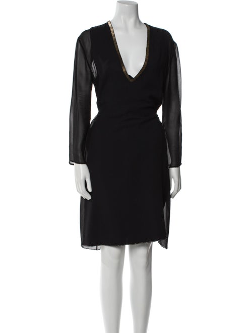 Chloé V-Neck Knee-Length Dress