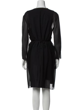 Chloé V-Neck Knee-Length Dress