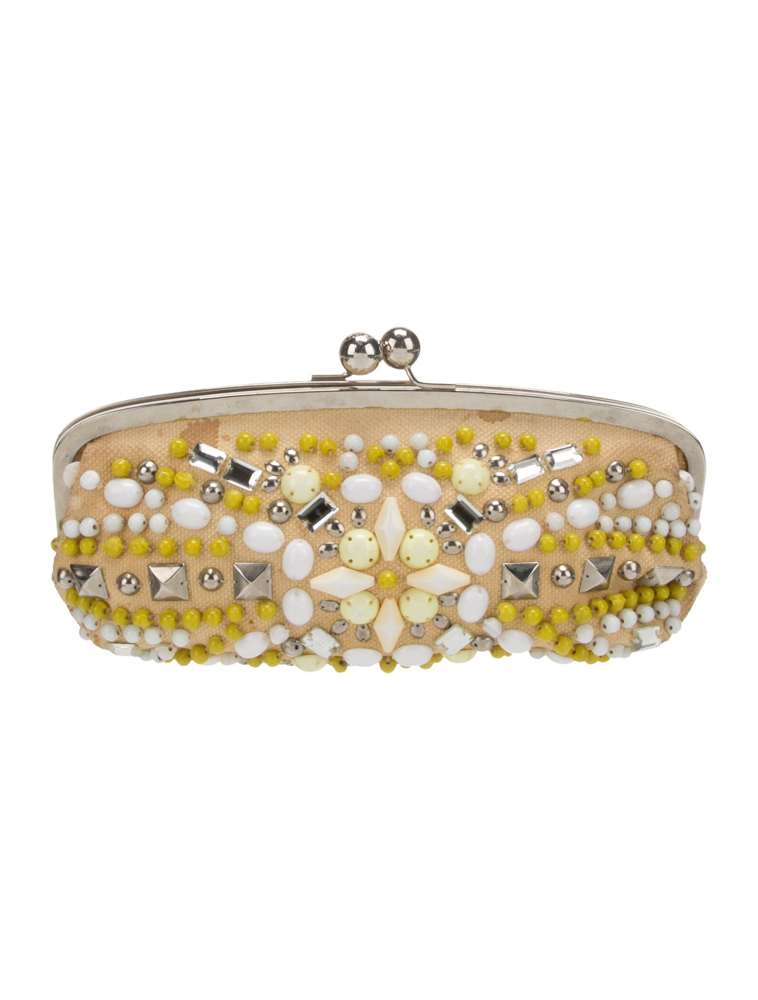 Chloé Canvas Clutch