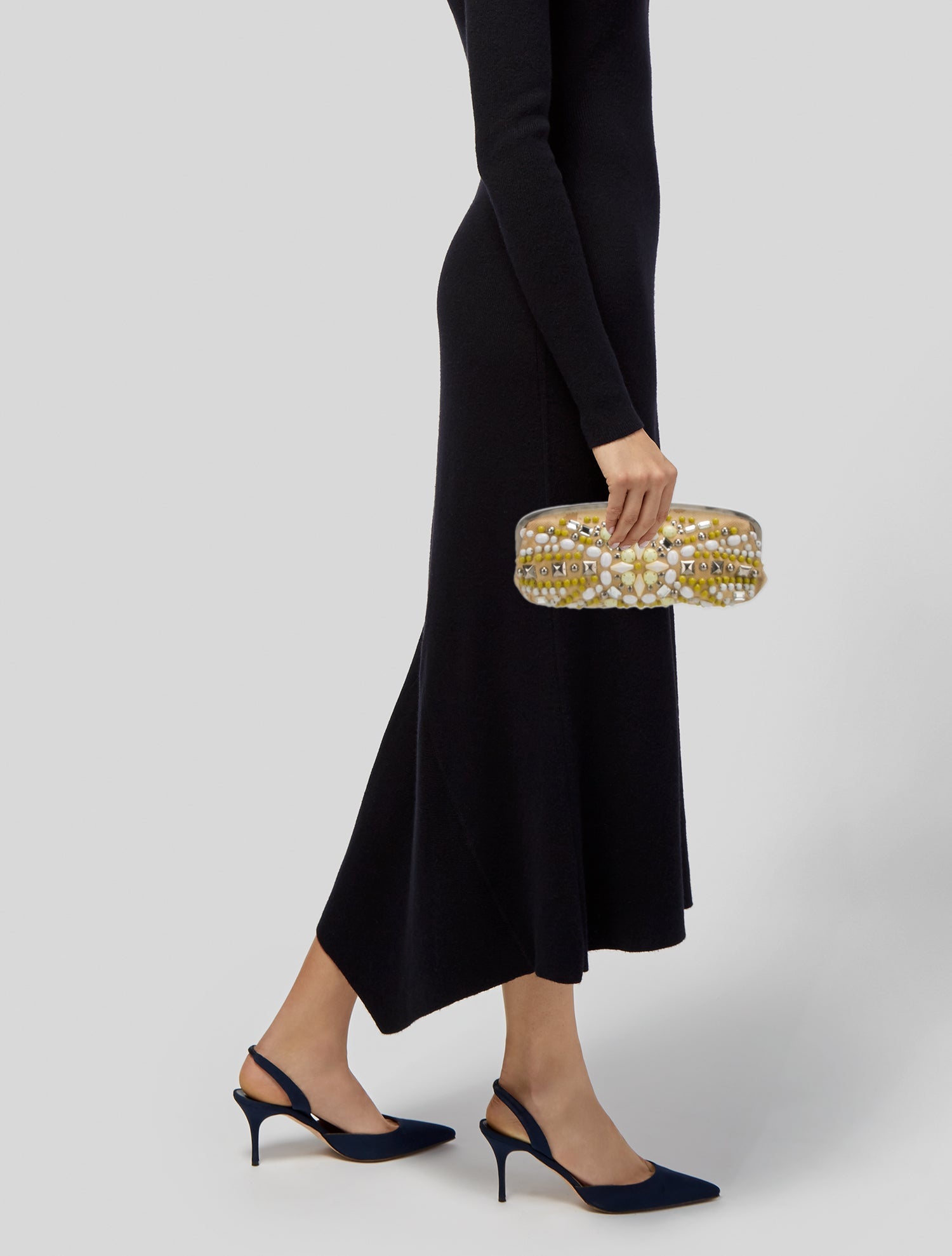 Chloé Canvas Clutch