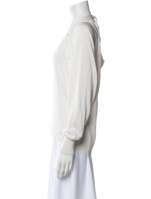 Chloé Silk Crew Neck Sweatshirt