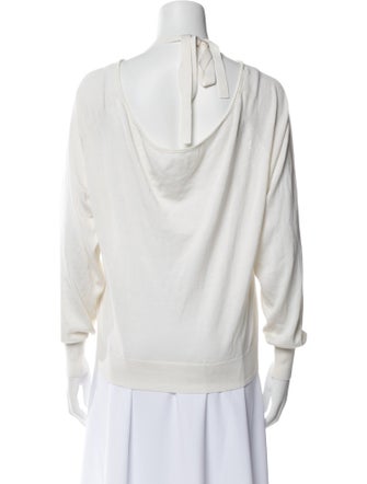 Chloé Silk Crew Neck Sweatshirt