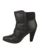 Chloé Leather Whipstitch Trim Boots