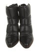 Chloé Leather Whipstitch Trim Boots
