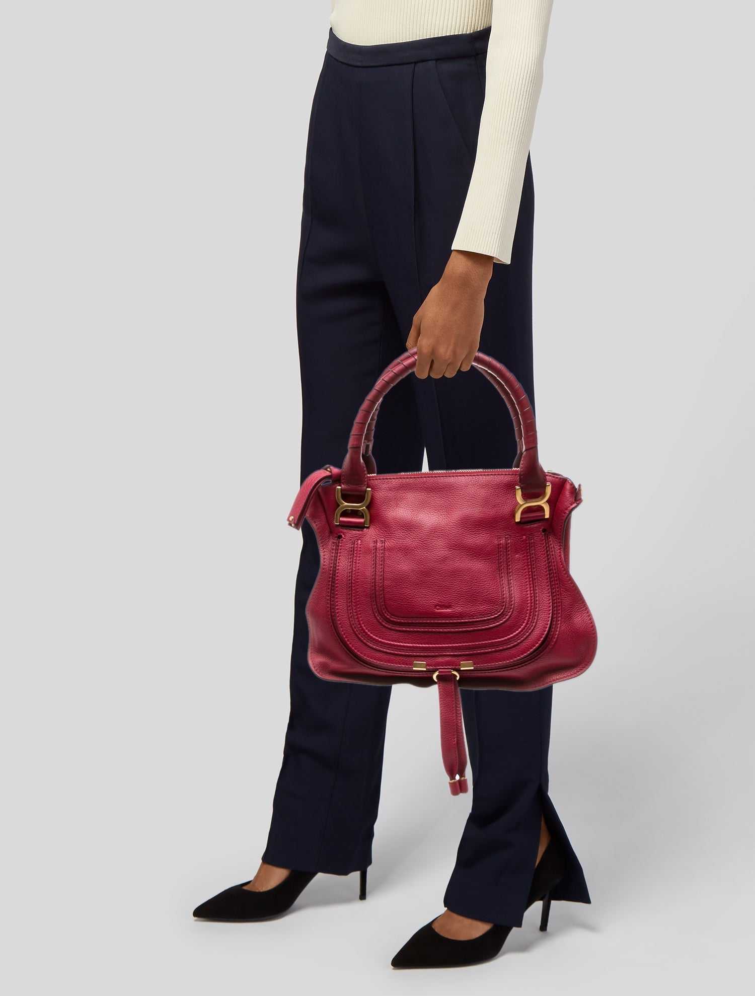 Chloé Leather Marcie Crossbody