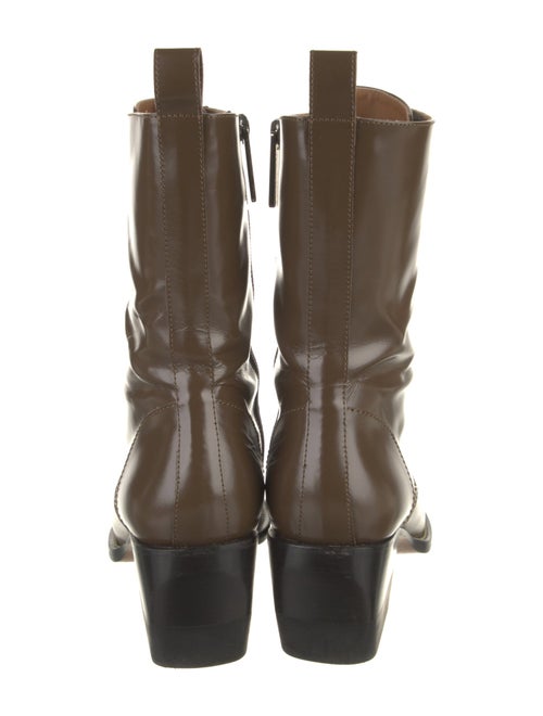 Chloé Leather Combat Boots