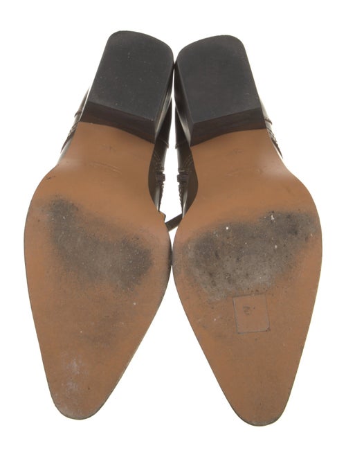 Chloé Leather Combat Boots