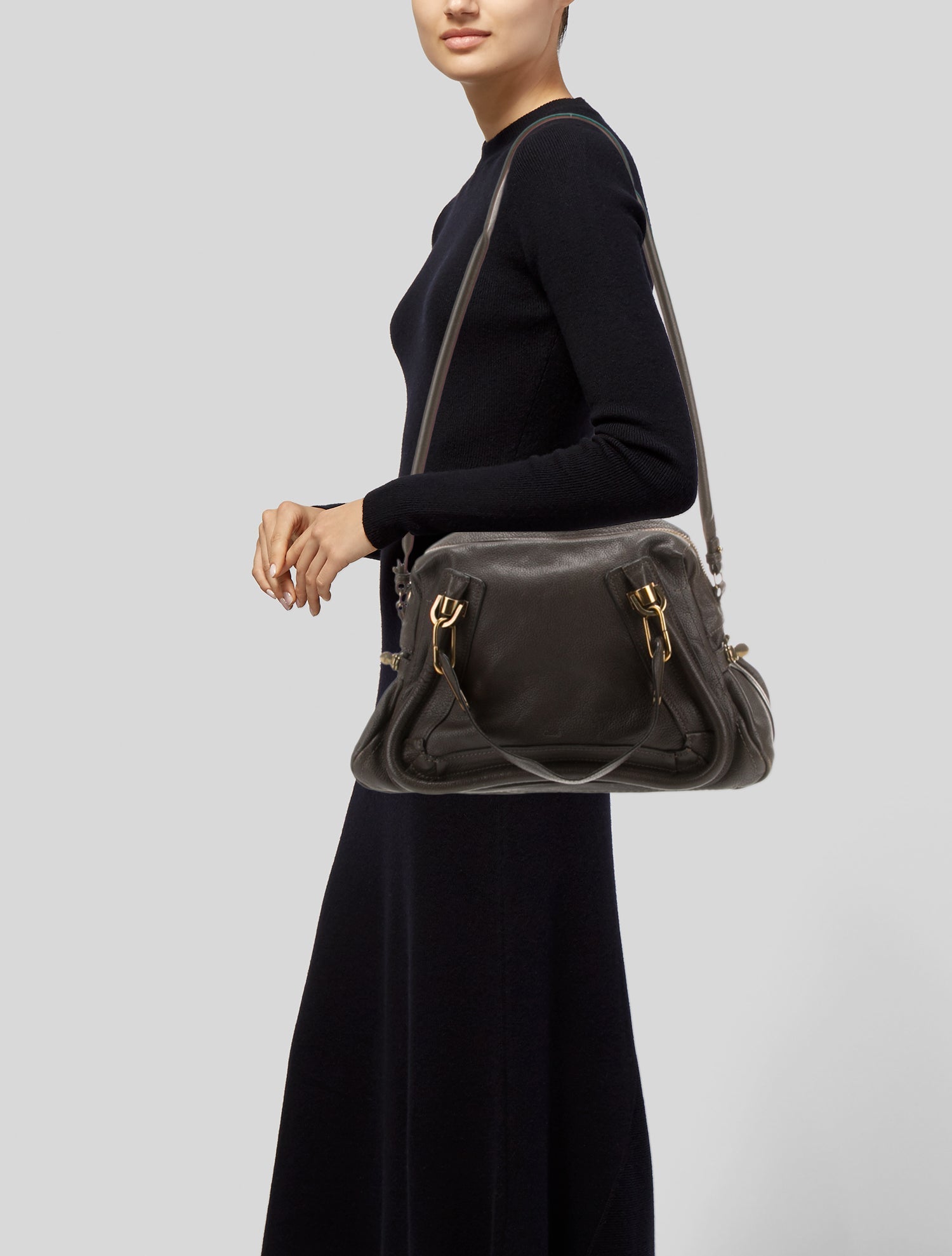 Chloé Leather Top Handle Bag