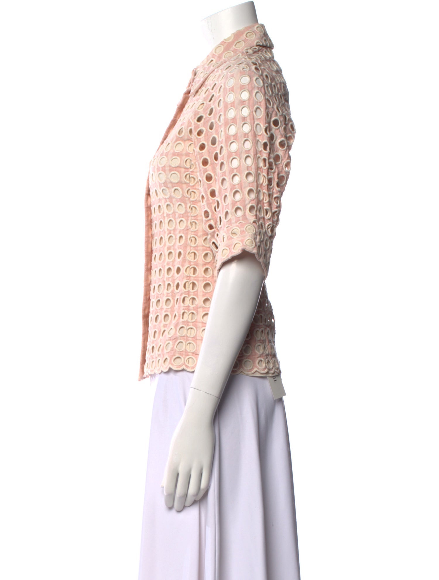 Chloé Silk Printed Button-Up Top