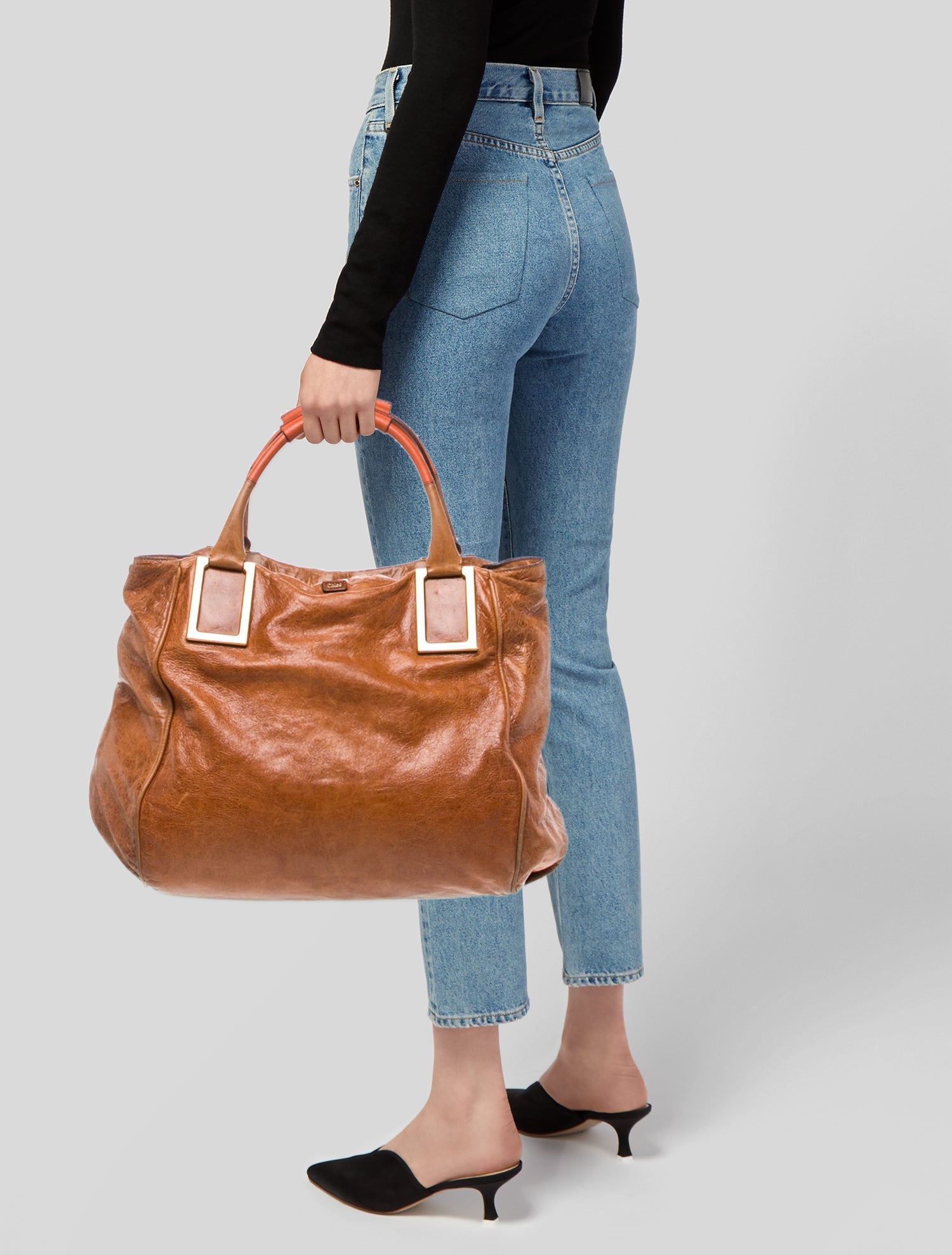 Chloé Leather Top Handle Bag Vintage