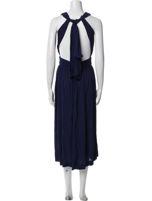 Chloé Bateau Neckline Long Dress