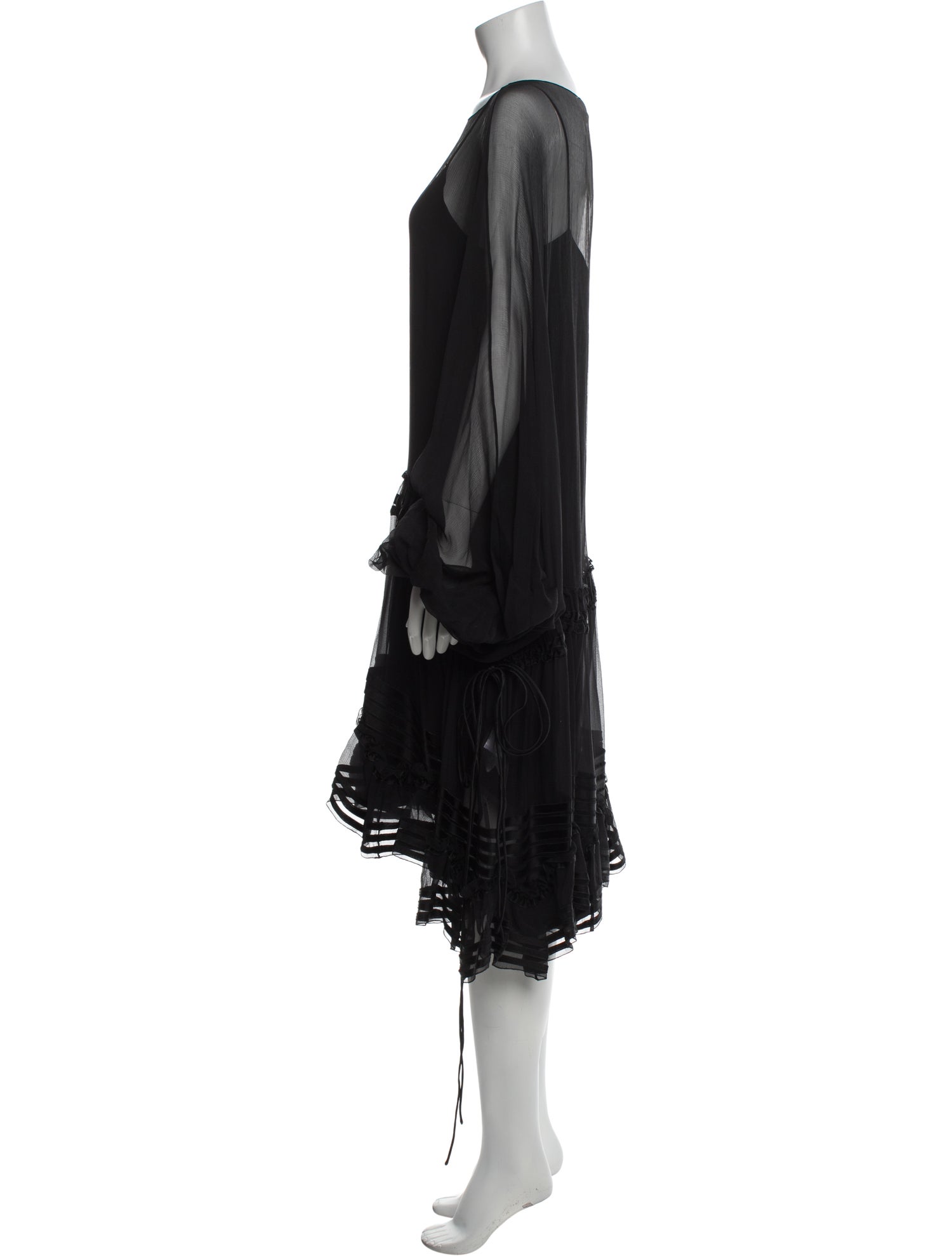 Chloé Silk Knee-Length Dress