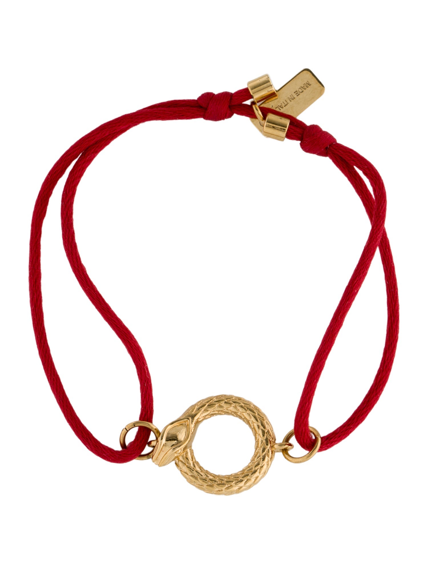 Chloé Snake Fabric Wrap Bracelet