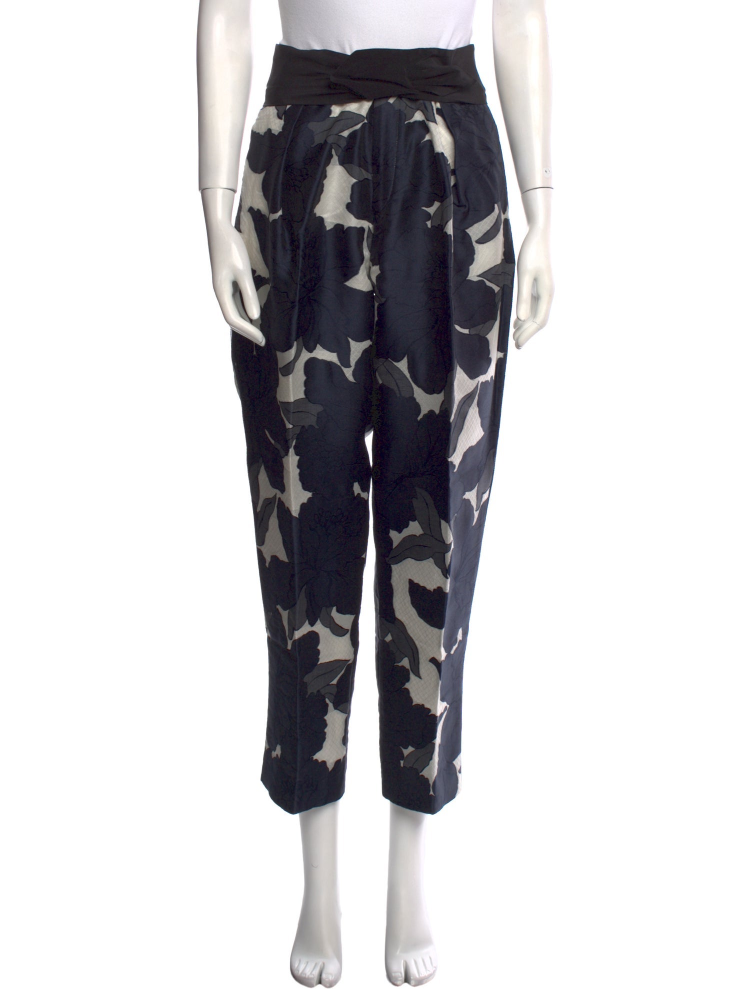 Chloé Printed Straight Leg Pants