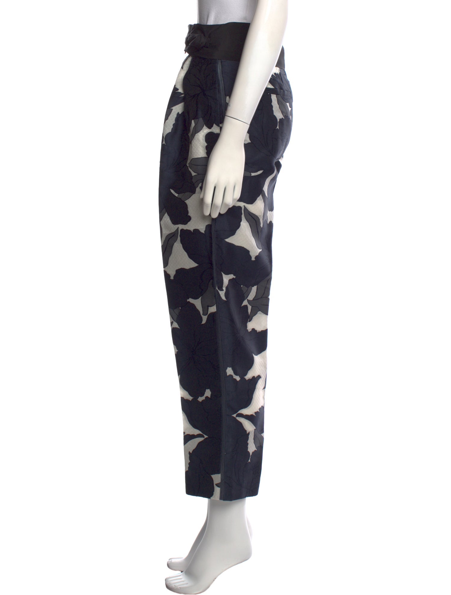 Chloé Printed Straight Leg Pants