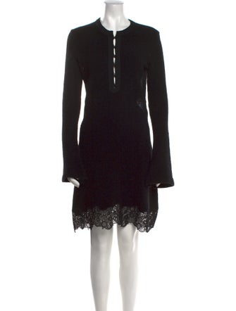 Chloé Virgin Wool Knee-Length Dress