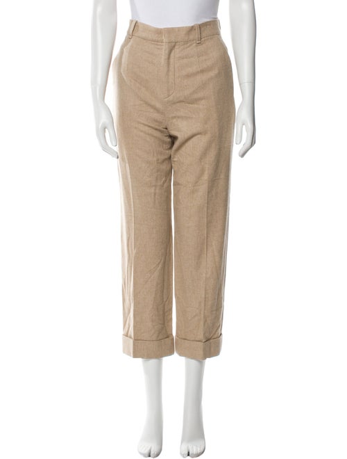 Chloé Virgin Wool Straight Leg Pants