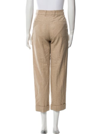 Chloé Virgin Wool Straight Leg Pants