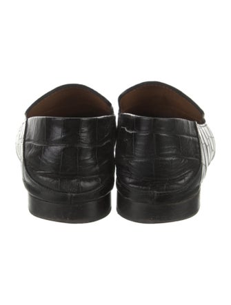 Chloé Embossed Leather Loafers