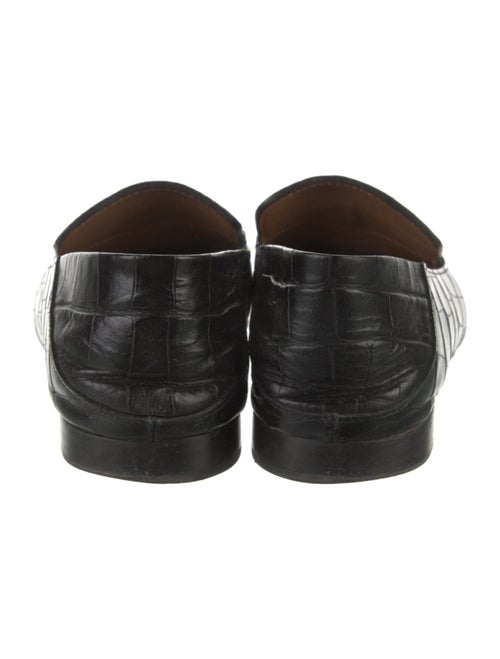 Chloé Embossed Leather Loafers