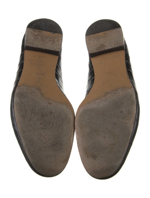 Chloé Embossed Leather Loafers