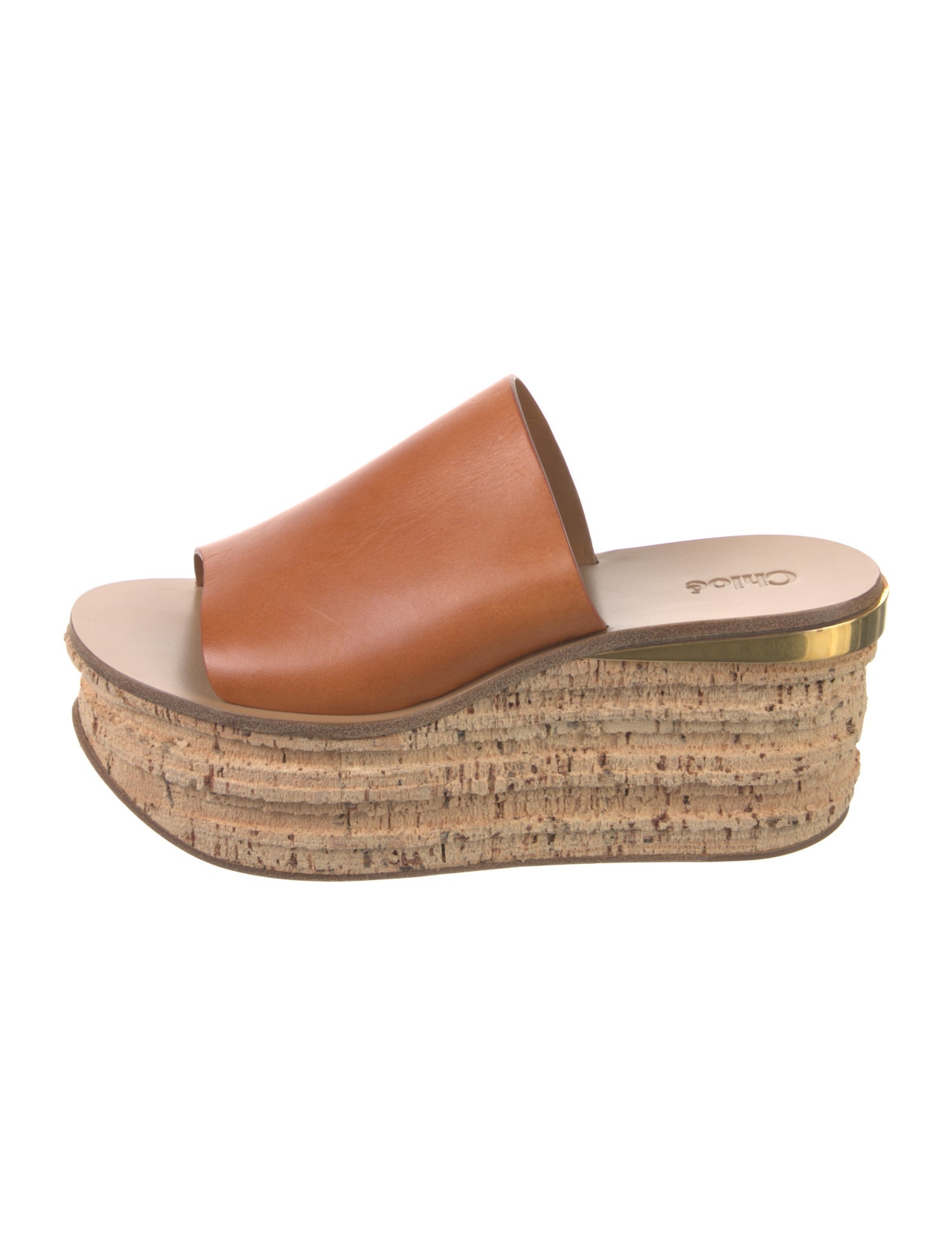 Chloé Leather Slides