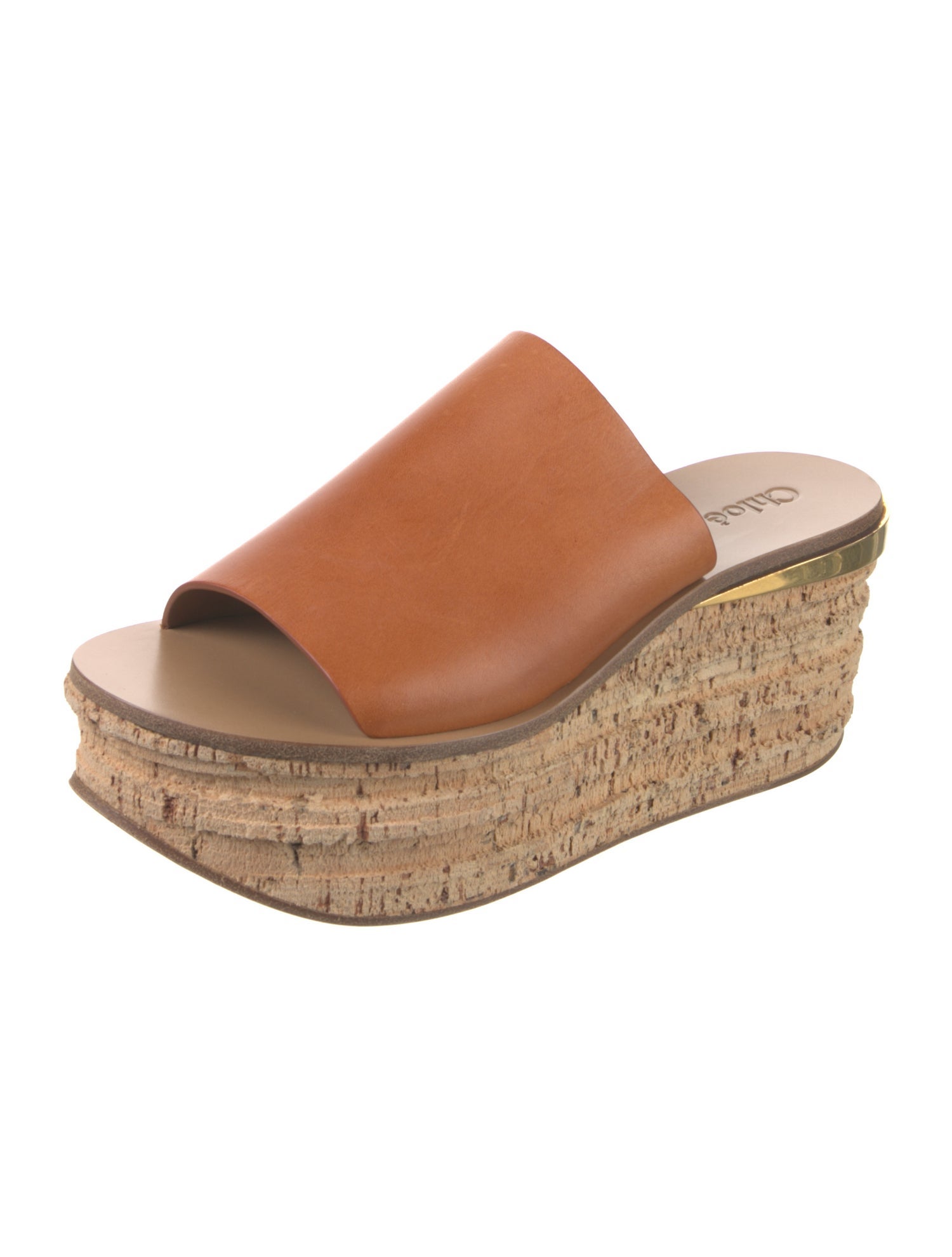 Chloé Leather Slides