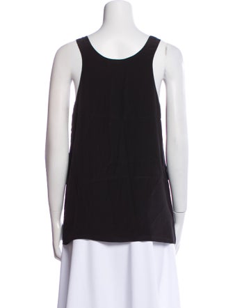 Chloé Silk Scoop Neck Top