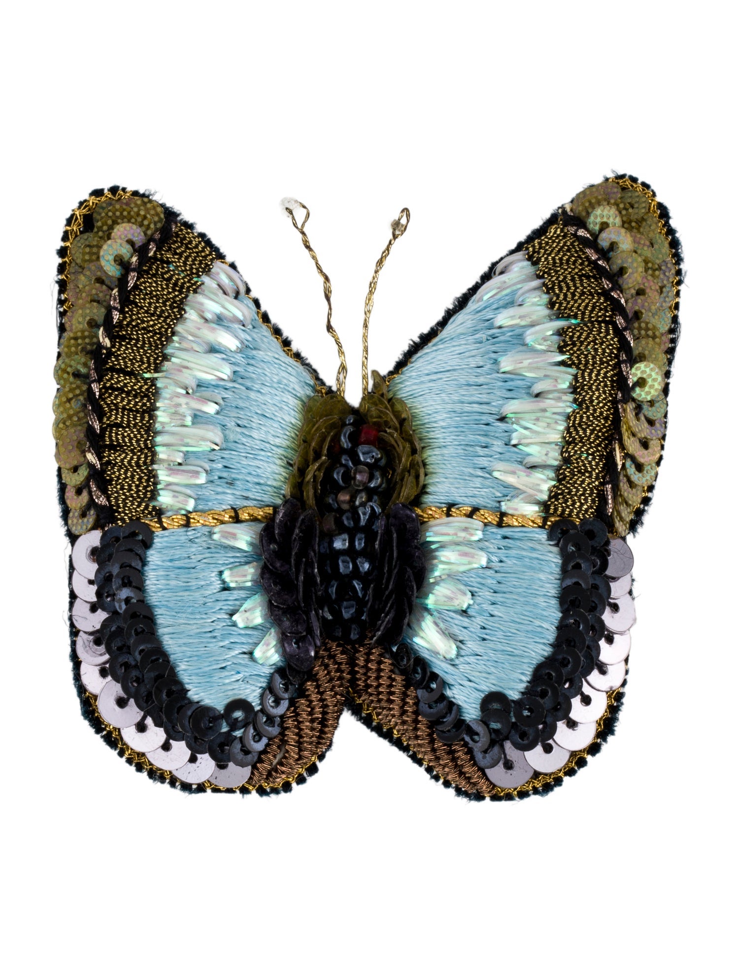 Chloé Fabric Butterfly Brooch