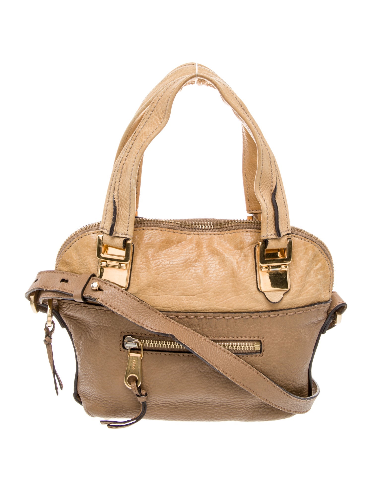 Chloé Leather Top Handle Bag