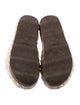 Chloé Intrecciato Weave Leather Slides