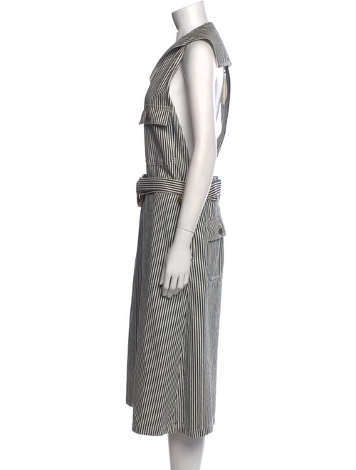 Chloé Striped V-Neck Jumpsuit