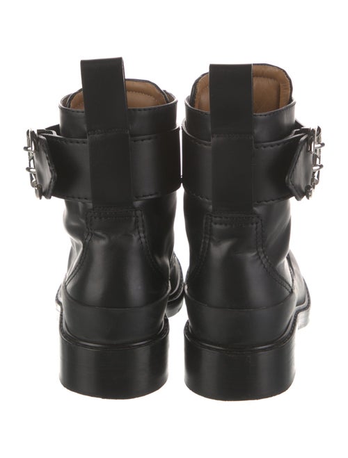 Chloé Leather Combat Boots