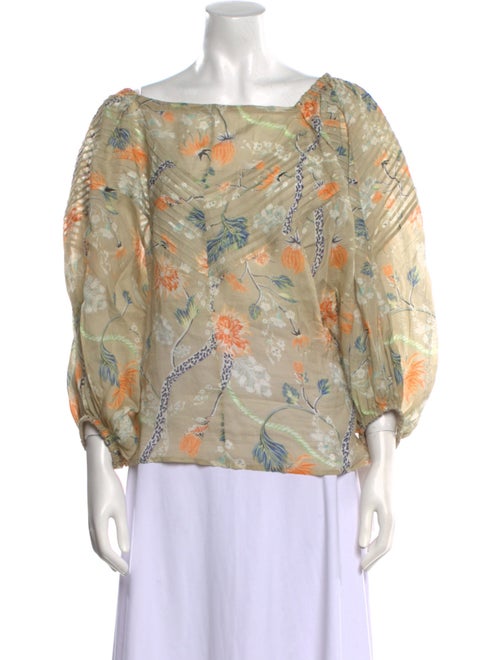 Chloé 2020 Floral Print Blouse