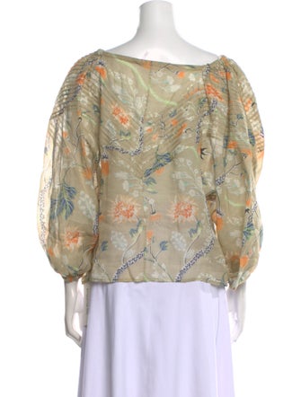 Chloé 2020 Floral Print Blouse