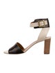 Chloé Leather Colorblock Pattern Sandals