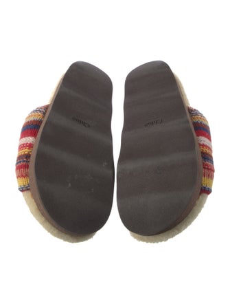 Chloé Striped Slides
